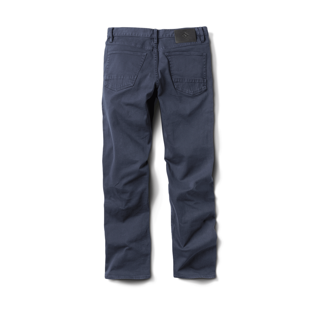 Roark Men's Clothing and Gear | The back view HWY 133 Slim Fit Broken Twill Blue Jeans Big Image - 6