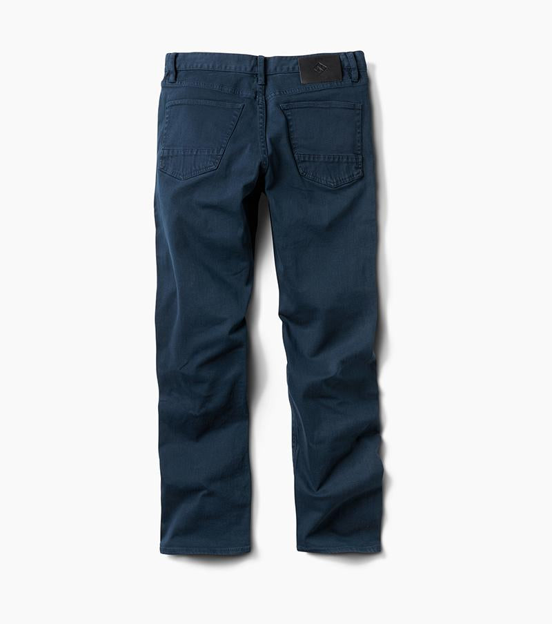HWY 133 Slim Fit Broken Twill Jeans - Navy Big Image - 12