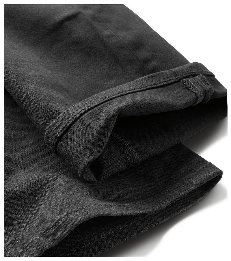 HWY 128 Straight Fit Broken Twill Jeans - Black Big Image - 8