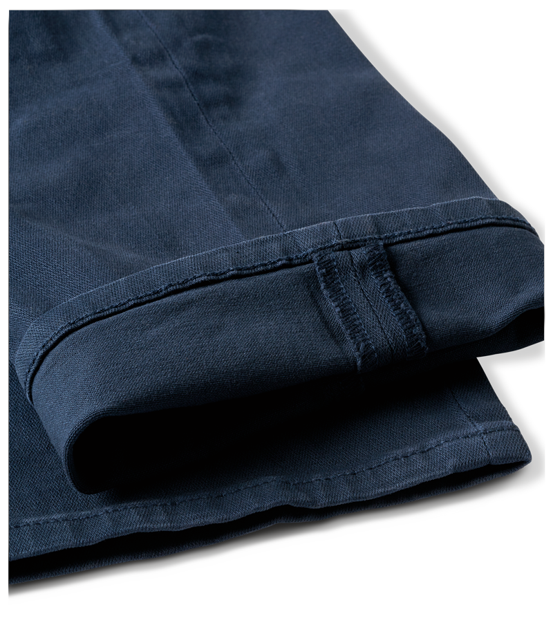 HWY 128 Straight Fit Broken Twill Jeans - Navy Big Image - 9
