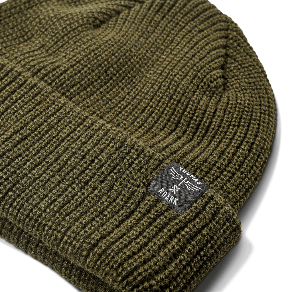 The close up of Roark's Chief Beanie in Dark Brown Big Image - 3