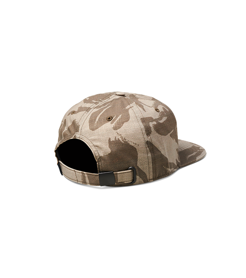 The back of the Guideworks Unstructured 5 Panel Hat - Desert Camo Big Image - 3