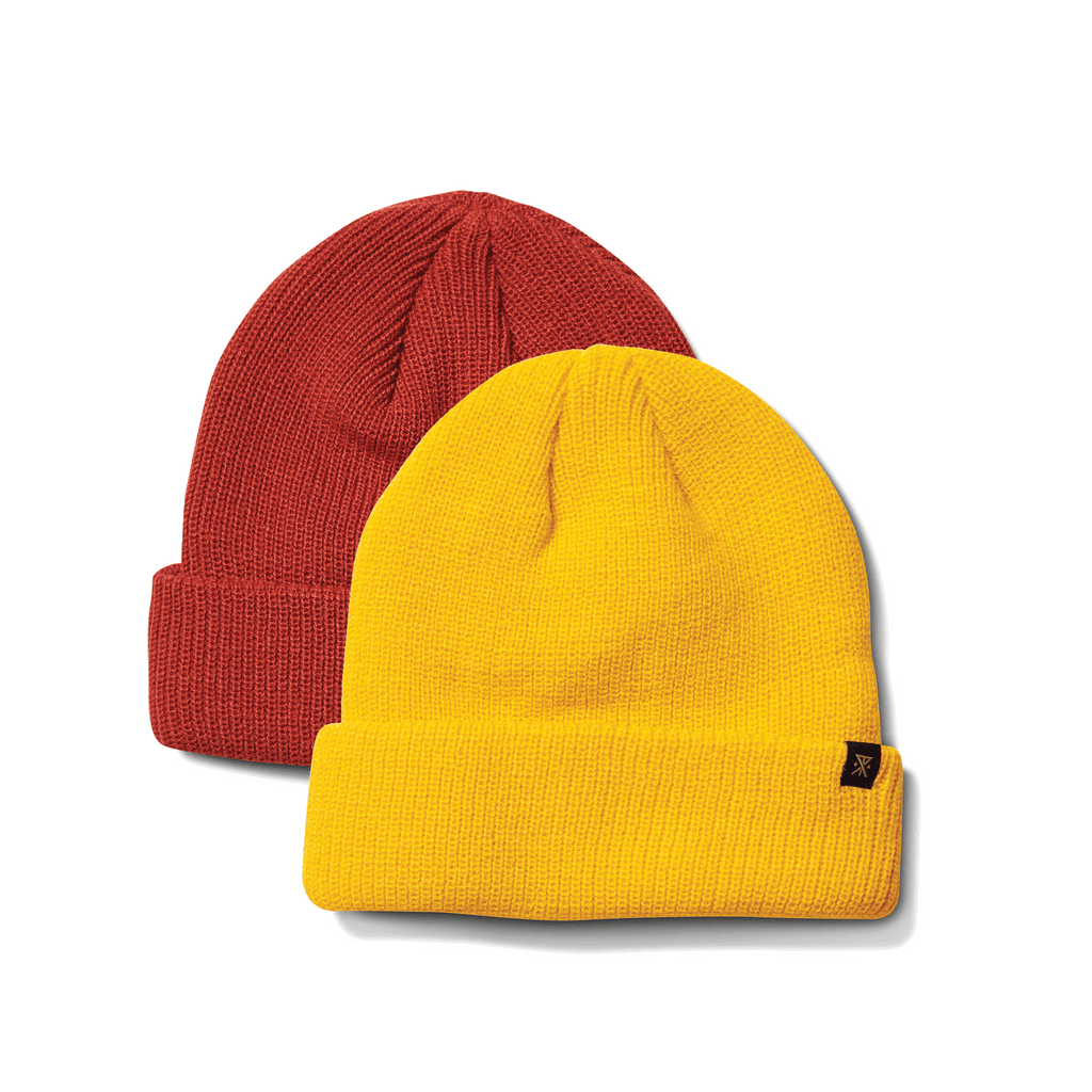 The Turks 2 pack beanies in red and yellow Big Image - 1