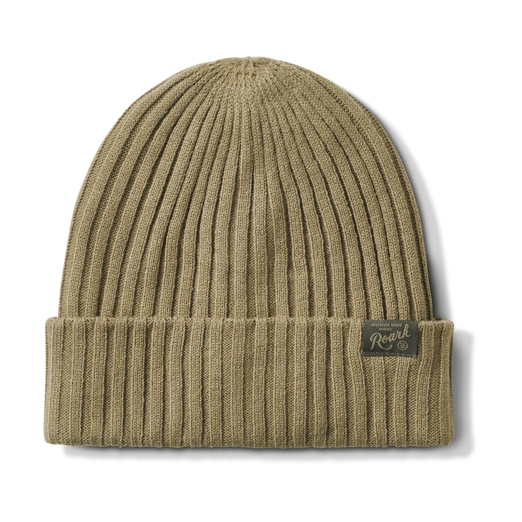 The front of Roark men's Tall Beanie - Dusty Green Big Image - 1