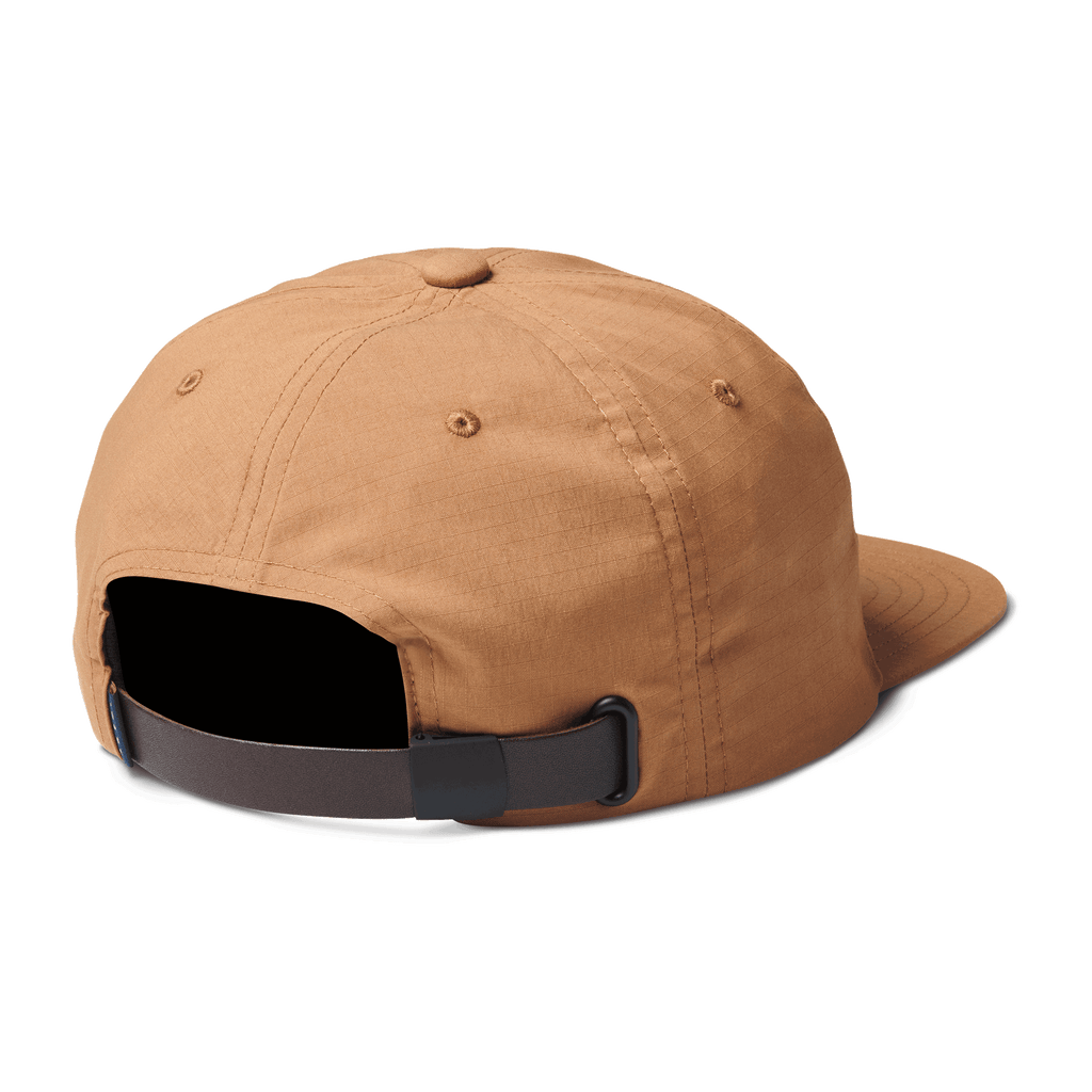 The back of Roark men's Campover Strapback Hat - Pignoli Big Image - 2