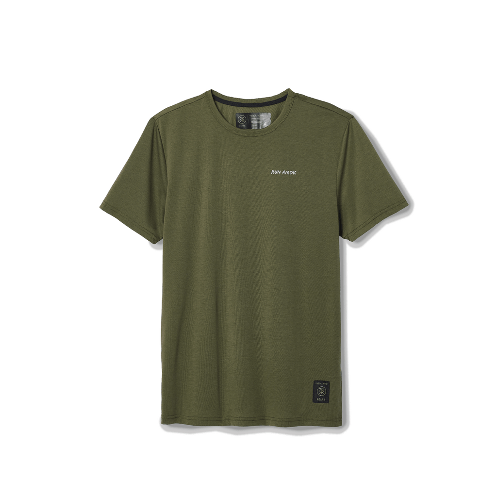The front of Roark's Mathis Core Knit - Military Big Image - 1