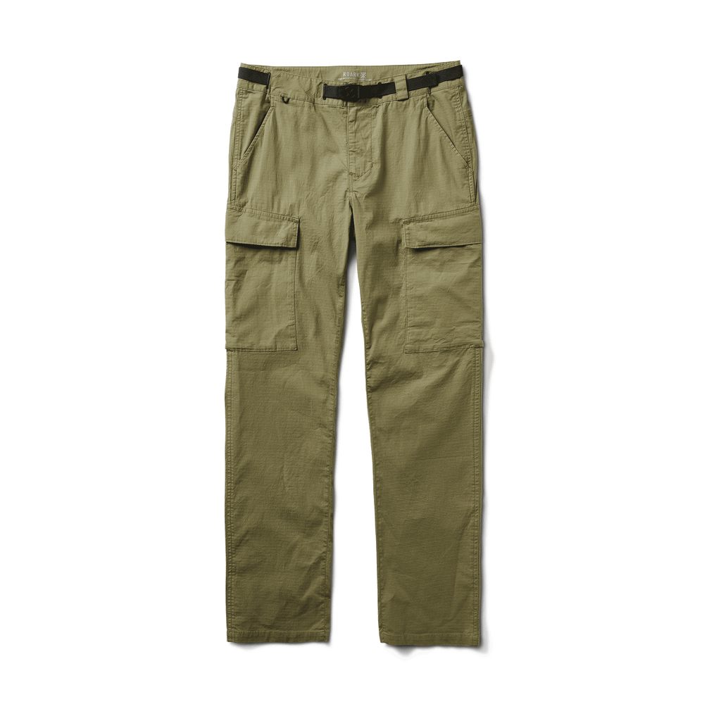 The front of Roark men's Campover Cargo Pants - Dusty Green Big Image - 1