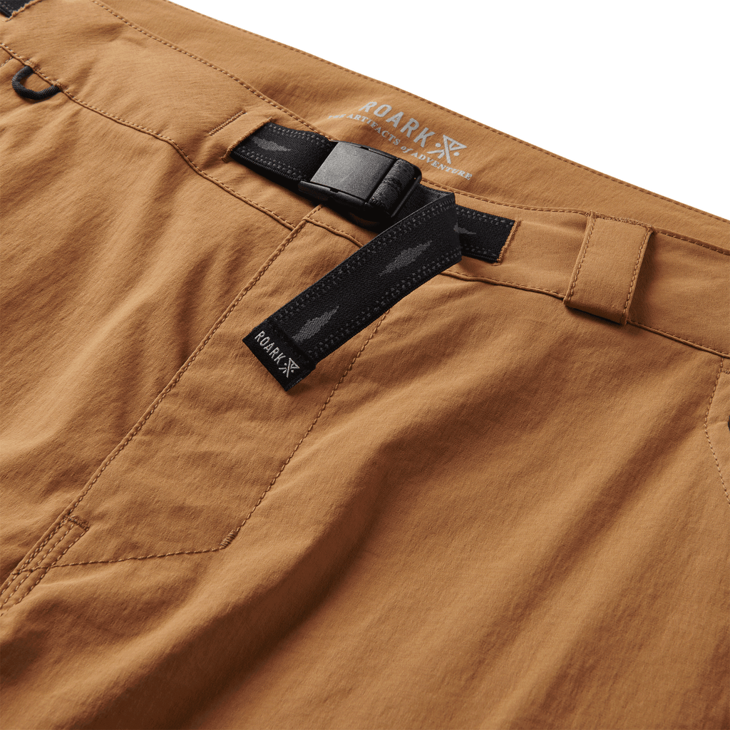 The details of Roark men's Campover Pants - Pignoli Big Image - 8