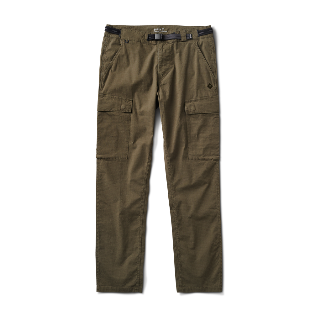 The front of Roark men's Campover Cargo Pants - Military Big Image - 1