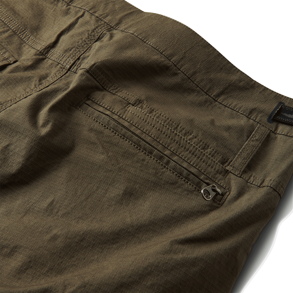 The materials, details, and designs of Roark men's Campover Cargo Pants - Military Big Image - 9