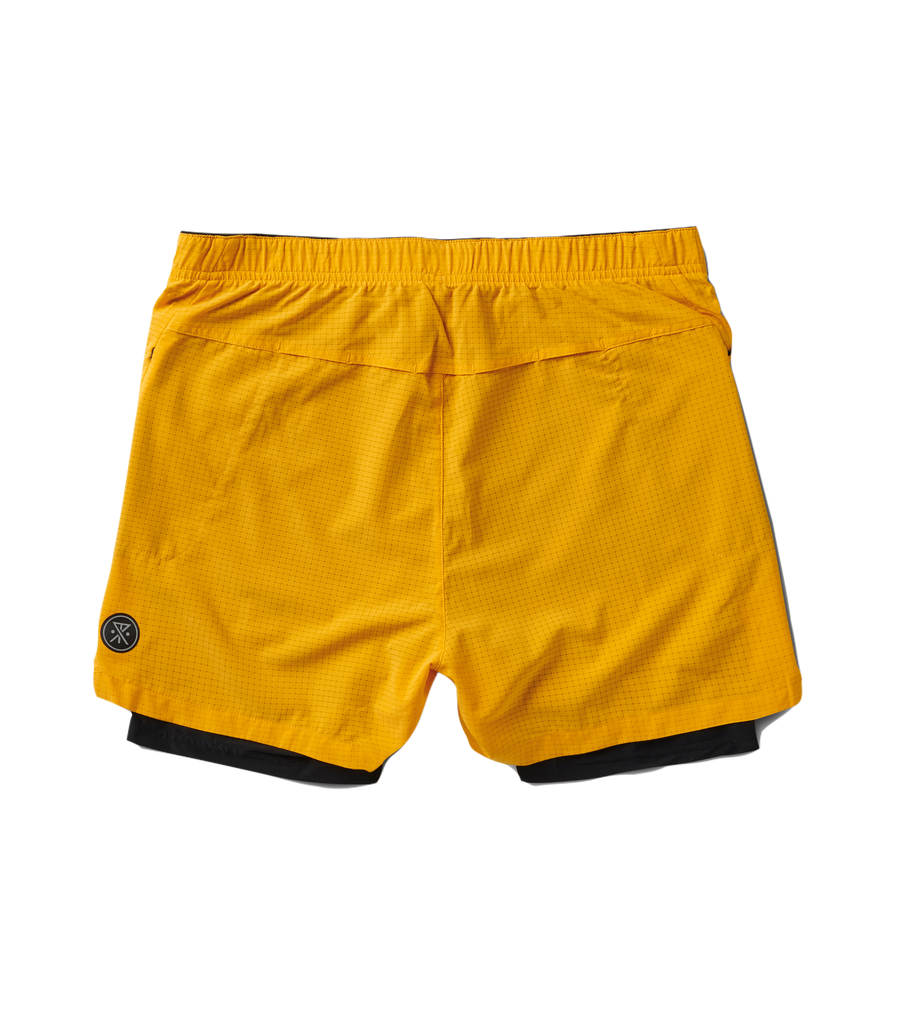 The back of the Bommer 3.5" Shorts - Gold Big Image - 7