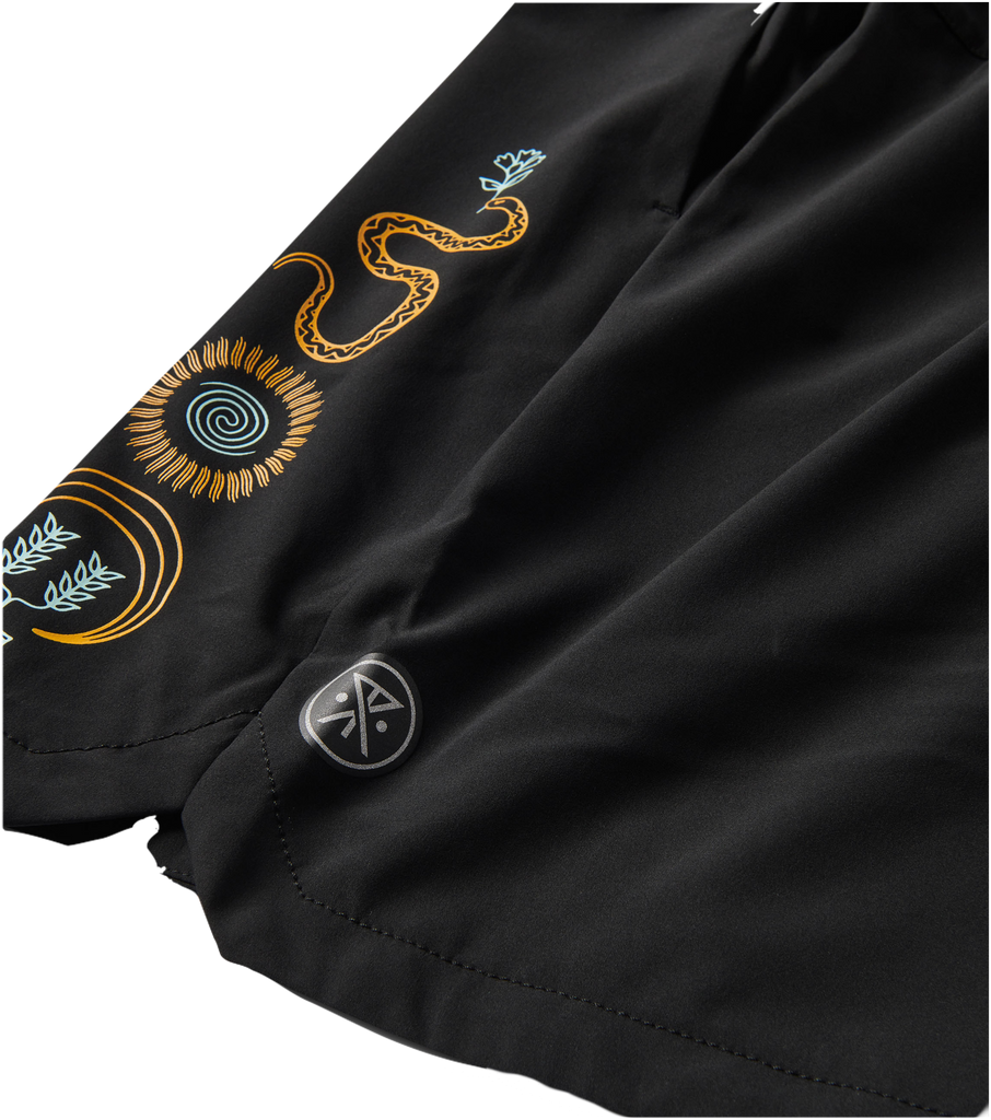 A close up of the Serrano 2.0 Shorts 8" - Black Big Image - 9