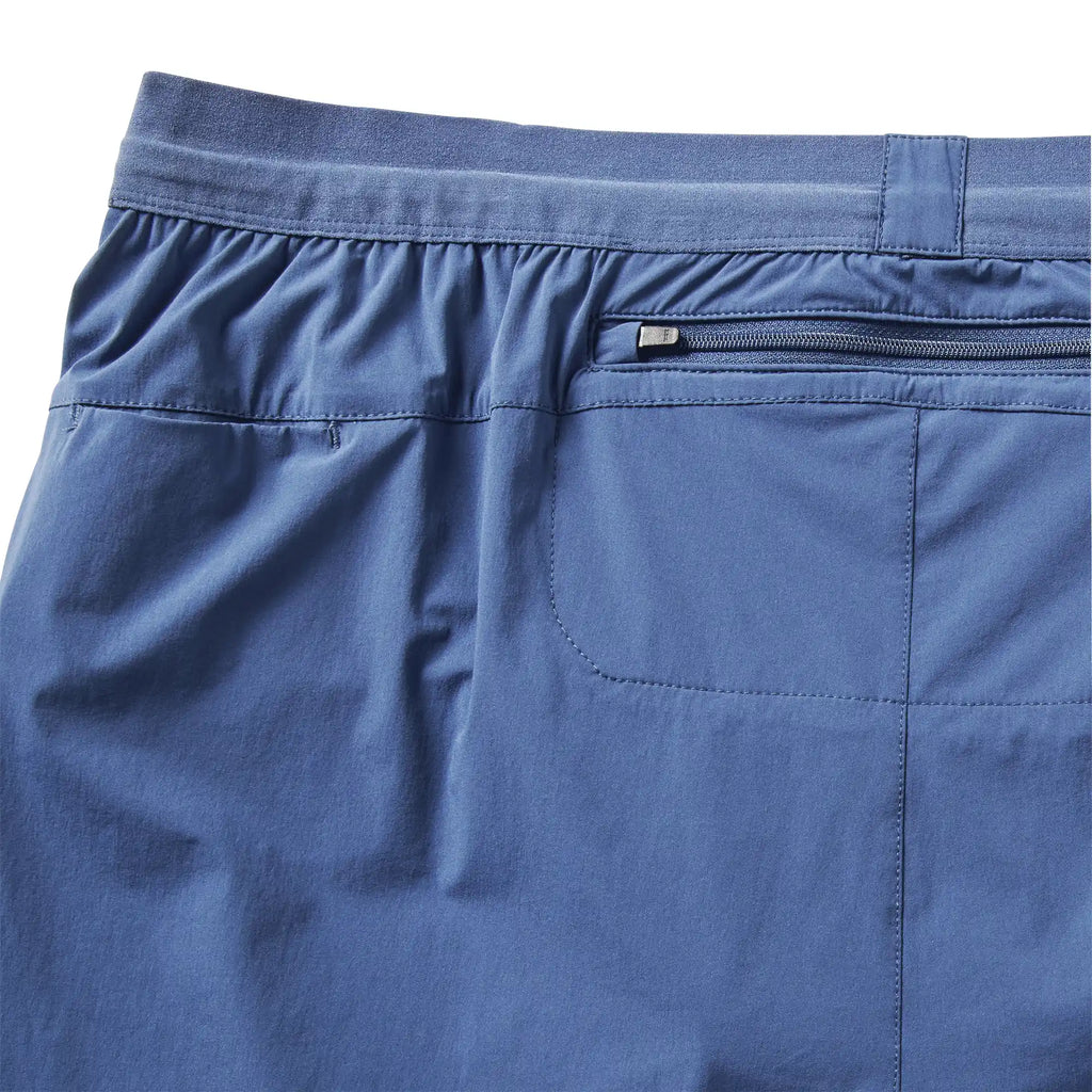 Roark Men's Running Gear | Alta 5" Shorts in Denim Blue. Big Image - 9