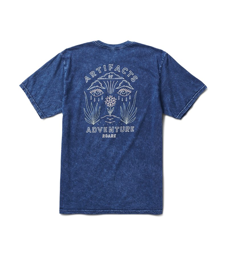 The back view of the Artifacts of Adventure Tee - Navy Big Image - 1