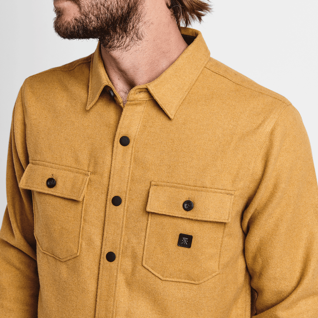 Nordsman Long Sleeve Flannel - Golden Big Image - 4