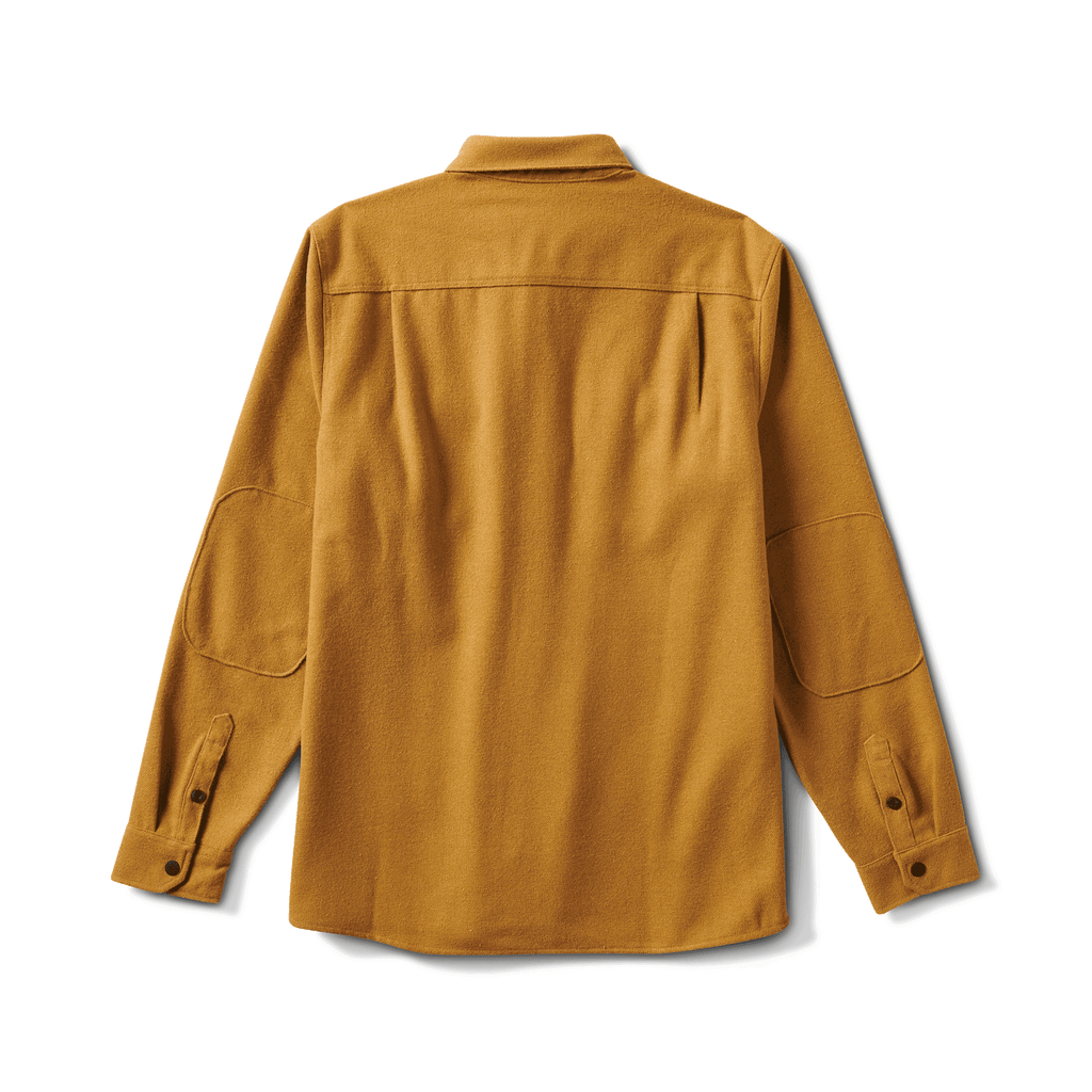 The back of Roark's Nordsman Long Sleeve Flannel in Golden. Big Image - 5