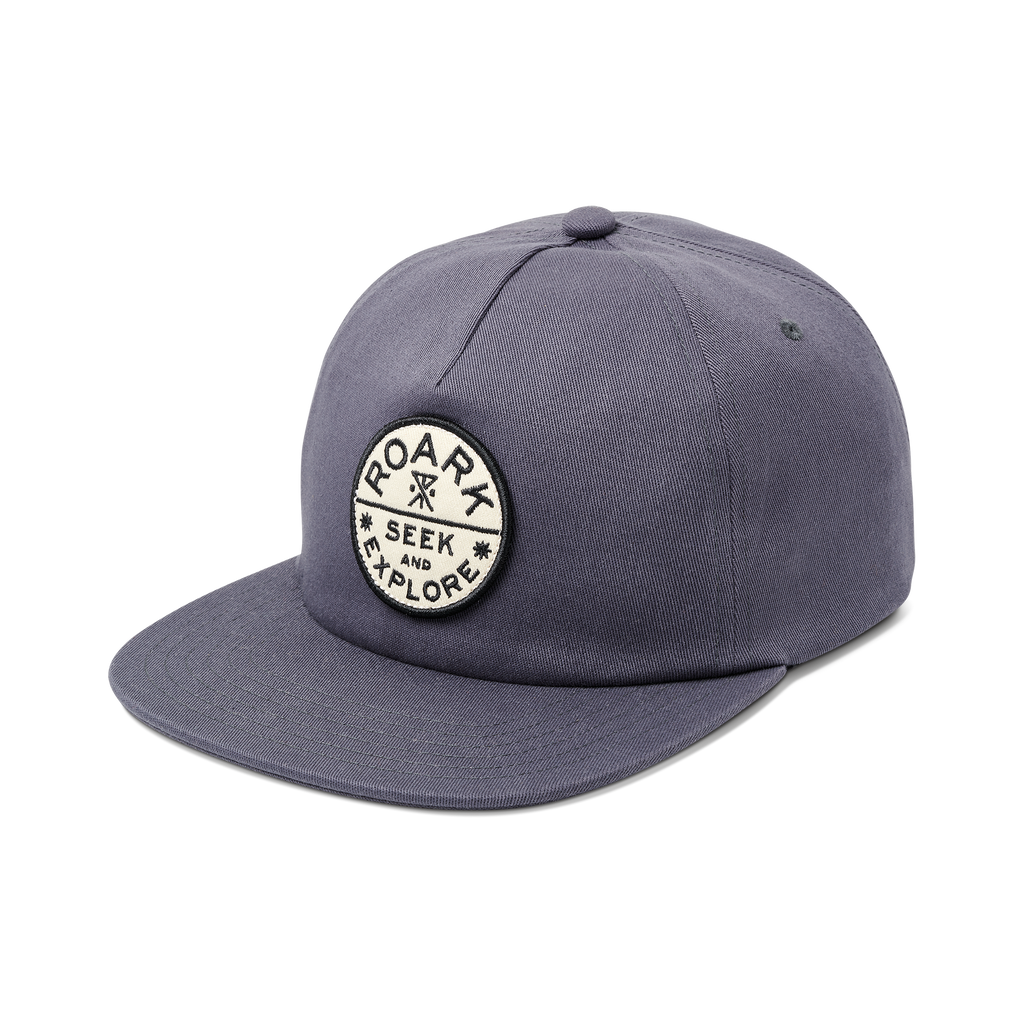 Layover Strapback Hat - Blue Grey Big Image - 3
