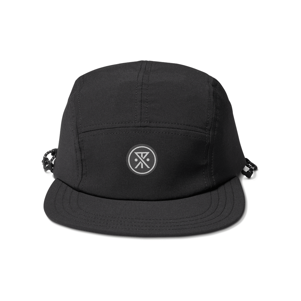 The front of Roark's Chiller Crushable Strapback Hat - Black Big Image - 1