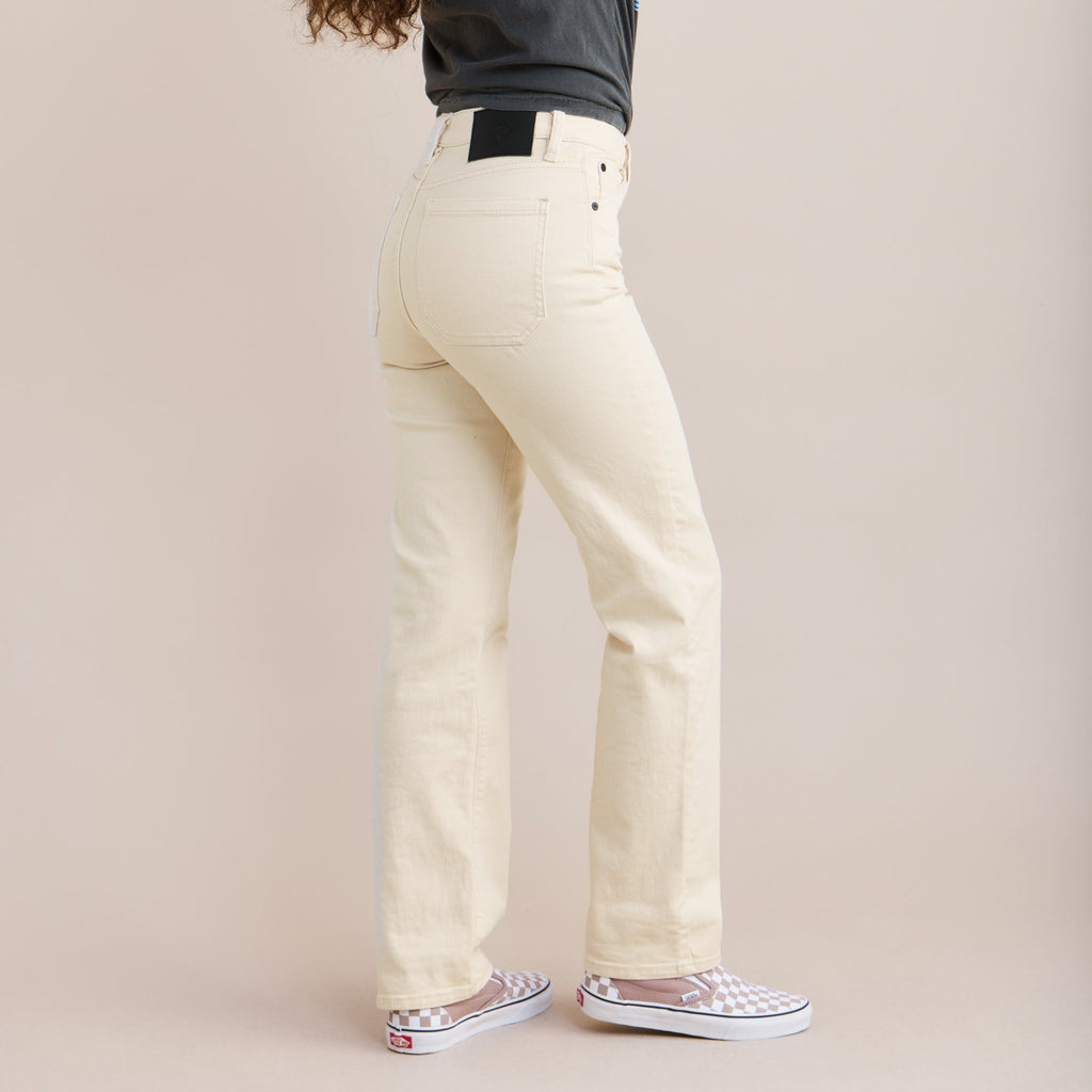 The back of Roark's HWY 395 Denim Jeans - Bone Big Image - 12
