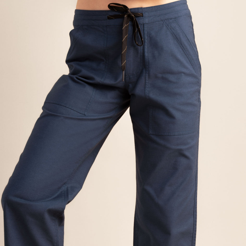 The on body view of Roark's Layover Pants - Deep Blue Big Image - 5